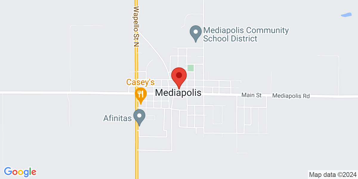 Map of Mediapolis Public Library
